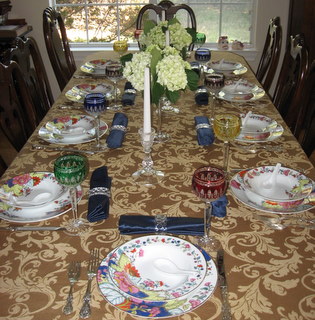 Dinner party table setting – Feed Your Kids